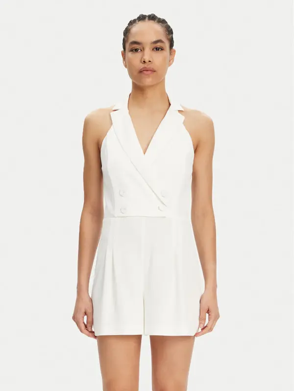 PATRIZIA PEPE Patrizia Pepe Kombinezon 2T0088 A411 Bijela Regular Fit
