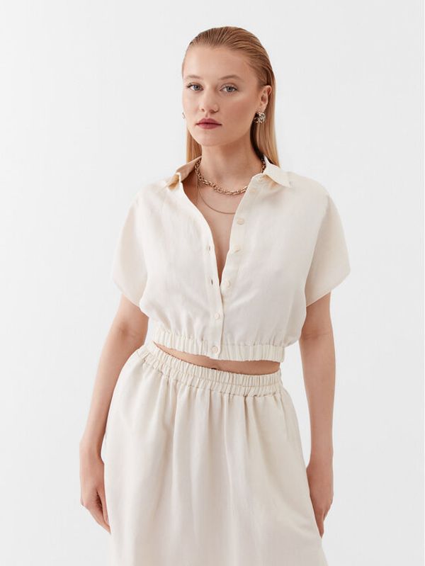 Patrizia Pepe Patrizia Pepe Košulja 2C1465/A052-W347 Écru Regular Fit