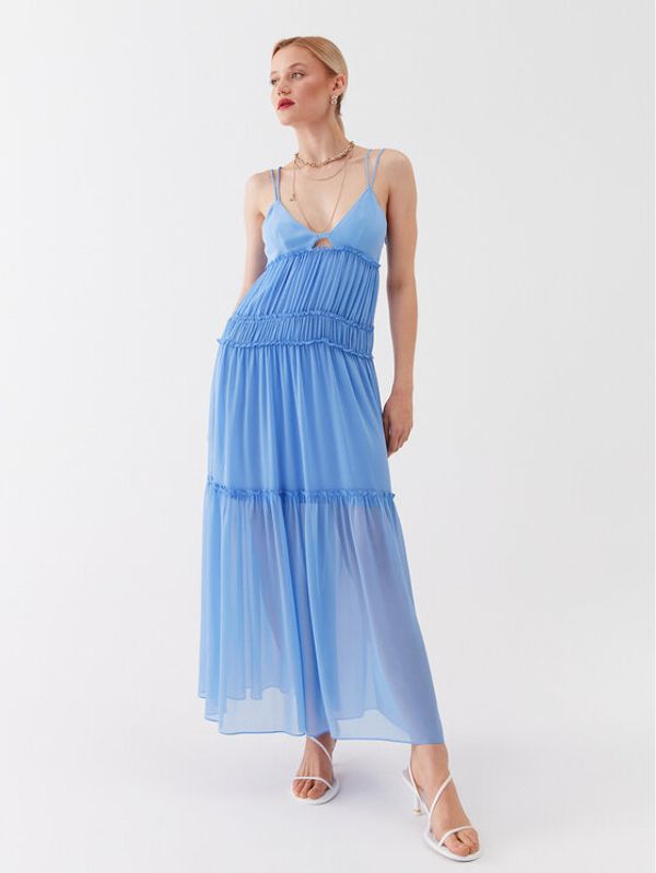 Patrizia Pepe Patrizia Pepe Ljetna haljina 2A2515/A061-C949 Plava Relaxed Fit