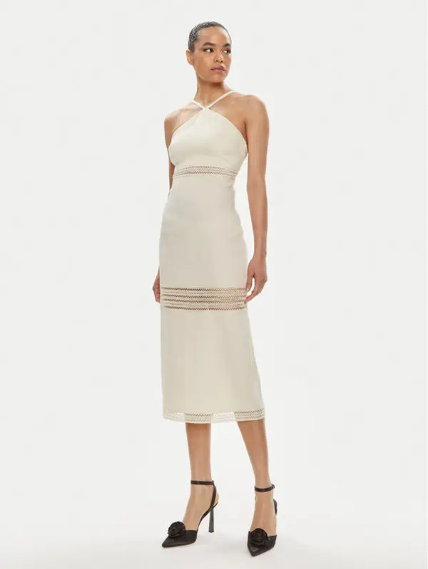 PATRIZIA PEPE Patrizia Pepe Ljetna haljina 2A2729/A268-W362 Écru Slim Fit