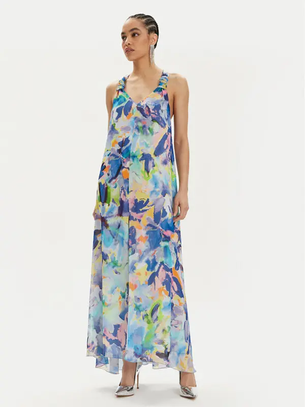PATRIZIA PEPE Patrizia Pepe Ljetna haljina 2A2803/A420-YA15 Šarena Relaxed Fit