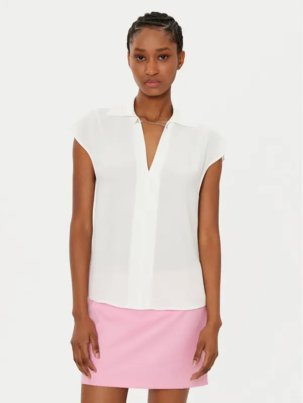 PATRIZIA PEPE Patrizia Pepe Majica 8C0775/A8I1-W146 Bijela Regular Fit