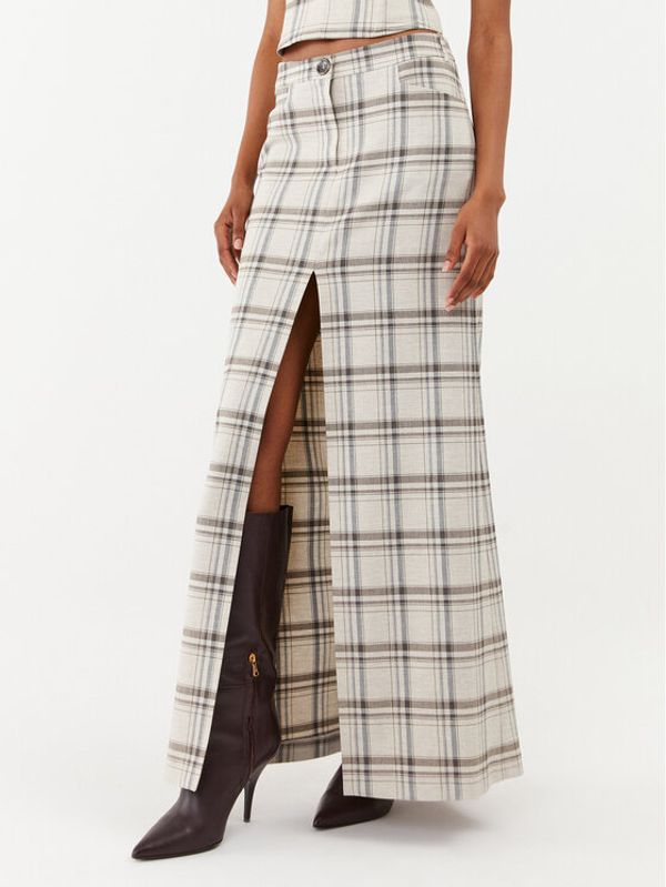 Patrizia Pepe Patrizia Pepe Maxi suknja 8G0341/A7U2-XV91 Siva Regular Fit