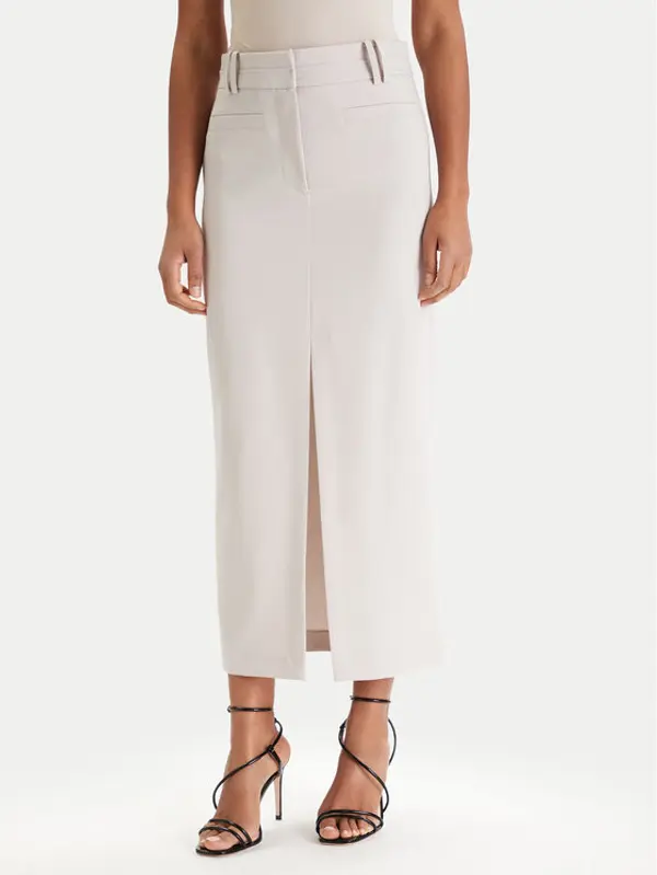 PATRIZIA PEPE Patrizia Pepe Midi suknja 8G0515/A498-S748 Siva Regular Fit