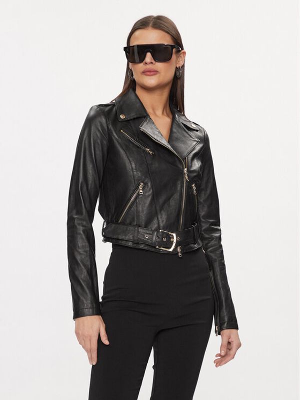 Patrizia Pepe Patrizia Pepe Prijelazna jakna CO0732/L1HZ-K103 Crna Regular Fit