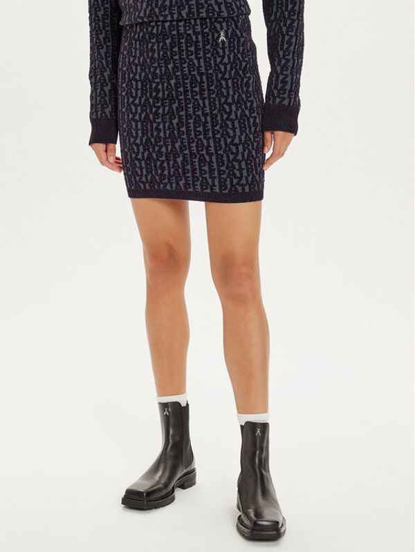 Patrizia Pepe Patrizia Pepe Suknja 2G0986 K210 Tamnoplava Regular Fit