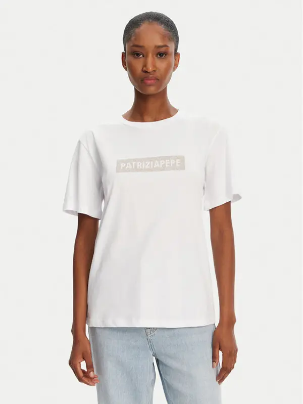 PATRIZIA PEPE Patrizia Pepe T-shirt 2M4422/J274-W146 Bijela Regular Fit