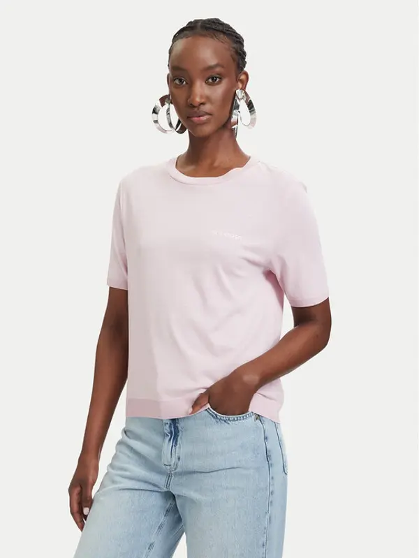 PATRIZIA PEPE Patrizia Pepe T-shirt 2M4542/J419-M564 Svijetlo roza Regular Fit