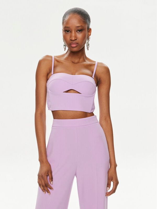 Patrizia Pepe Patrizia Pepe Top 2C1545/A049-M495 Ljubičasta Regular Fit