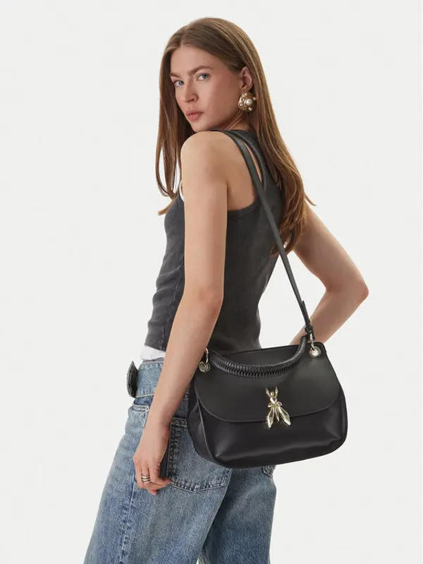 PATRIZIA PEPE Patrizia Pepe Torbica 8B0312/L162-K103 Crna