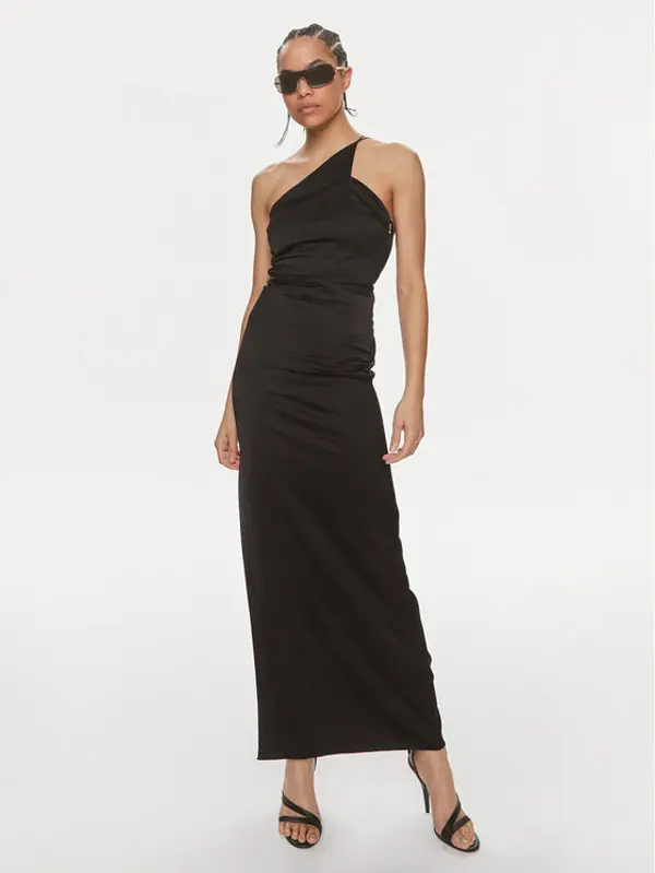 PATRIZIA PEPE Patrizia Pepe Večernja haljina 2A2683/A644-K103 Crna Slim Fit