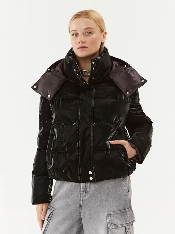 PATRIZIA PEPE Patrizia Pepe Zimska jakna 2O0057/A347-K103 Crna Regular Fit