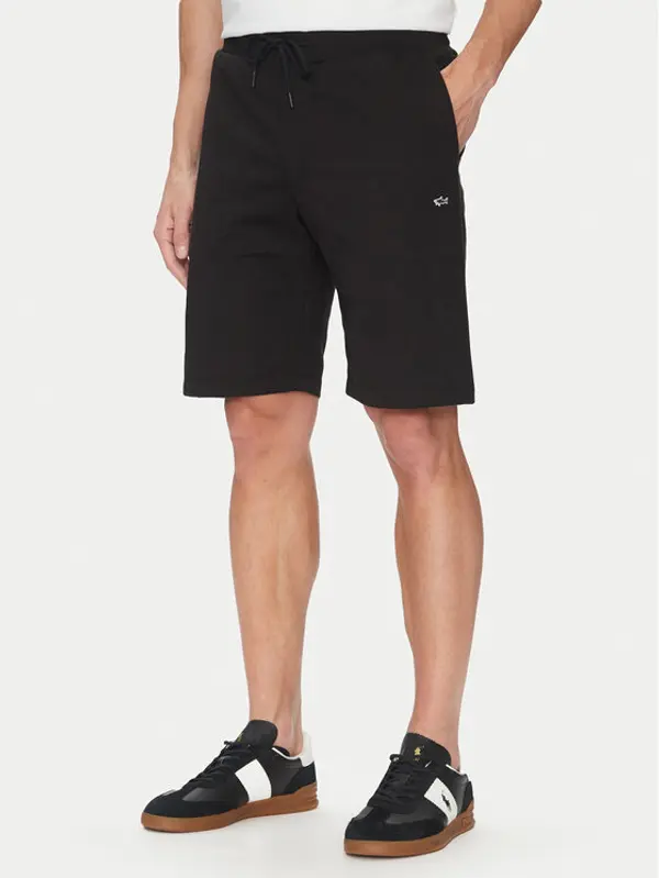 Paul&Shark Paul&Shark Sportske kratke hlače C0P1237 Crna Regular Fit
