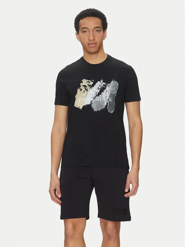 Paul&Shark Paul&Shark T-shirt 25411094 Crna Regular Fit