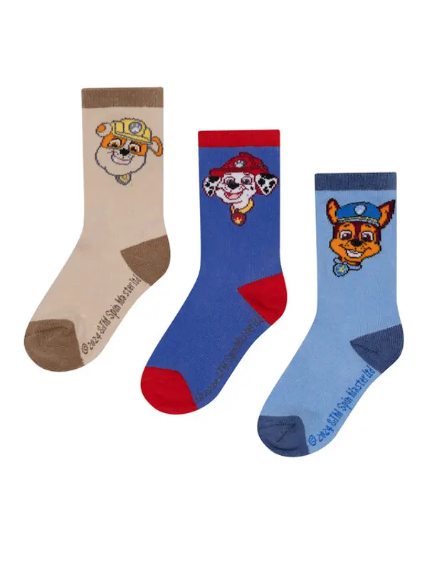 Paw Patrol Paw Patrol Duge čarape ACCCS-AW24-326PAW (3-pack) Šarena