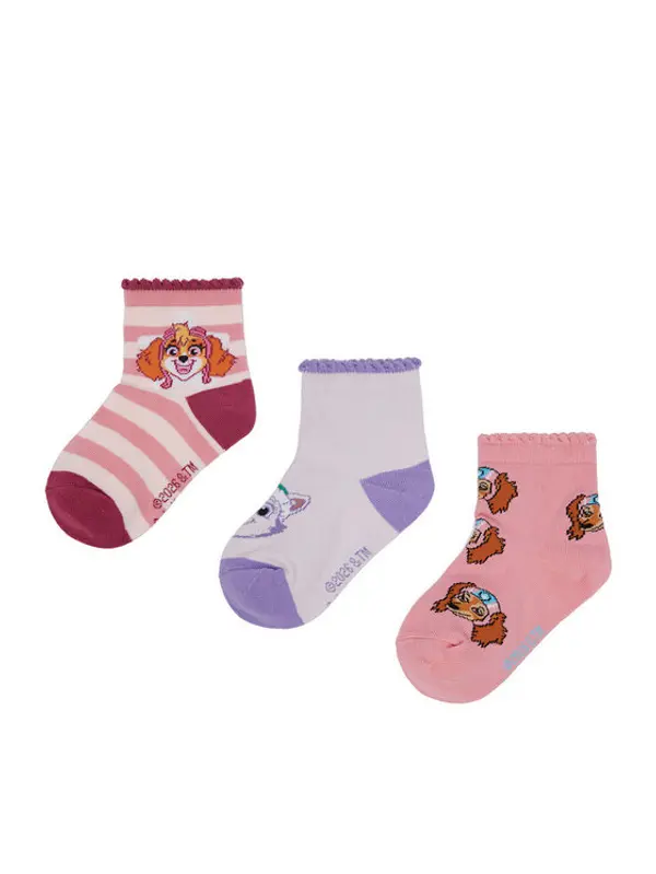 Paw Patrol Paw Patrol Duge čarape CEO-ACCCS-AW26-108PAW(3-PACK) Ružičasta