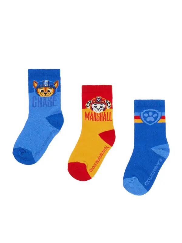 Paw Patrol Paw Patrol Duge čarape CEO-ACCCS-SS26-219PAW(3-PACK) Šarena