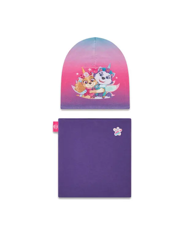 Paw Patrol Paw Patrol Set kapa i okrugli šal CEO-ACCCS-AW25-316PAW Ljubičasta