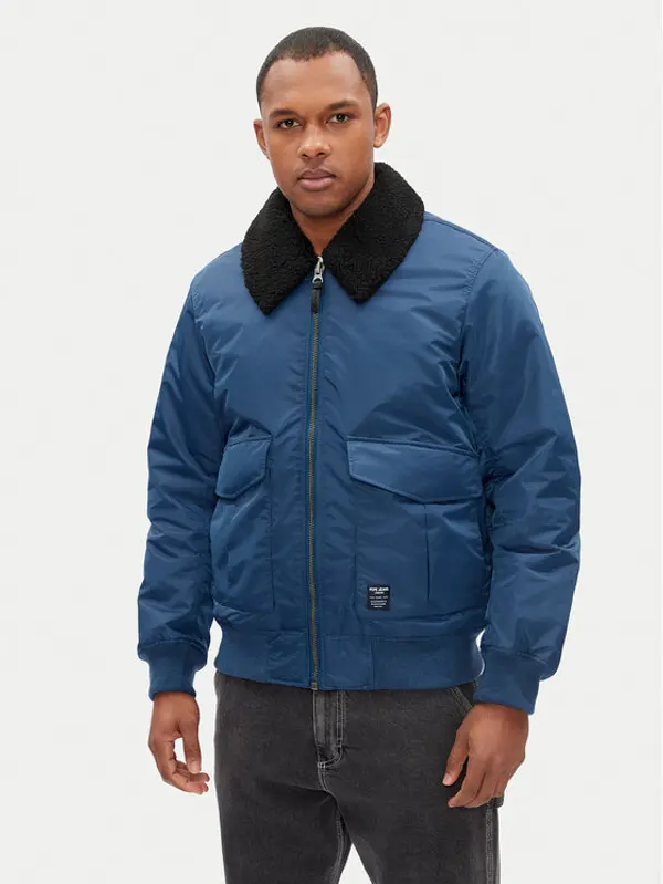 Pepe Jeans Pepe Jeans Bomber Melvin PM403060 Plava Regular Fit