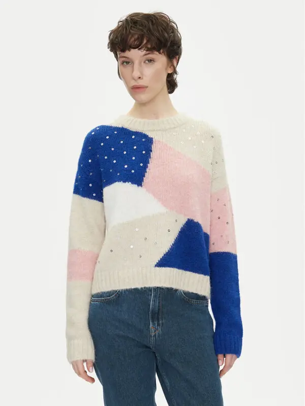 Pepe Jeans Pepe Jeans Džemper Nora PL702238 Šarena Loose Fit