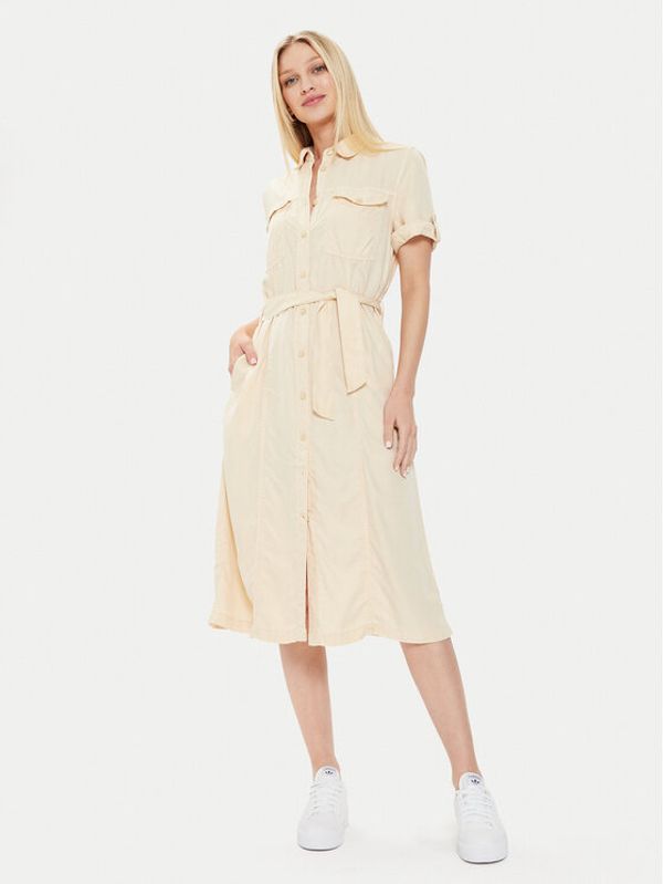 Pepe Jeans Pepe Jeans Haljina košulja Evelinda PL953482 Bež Regular Fit
