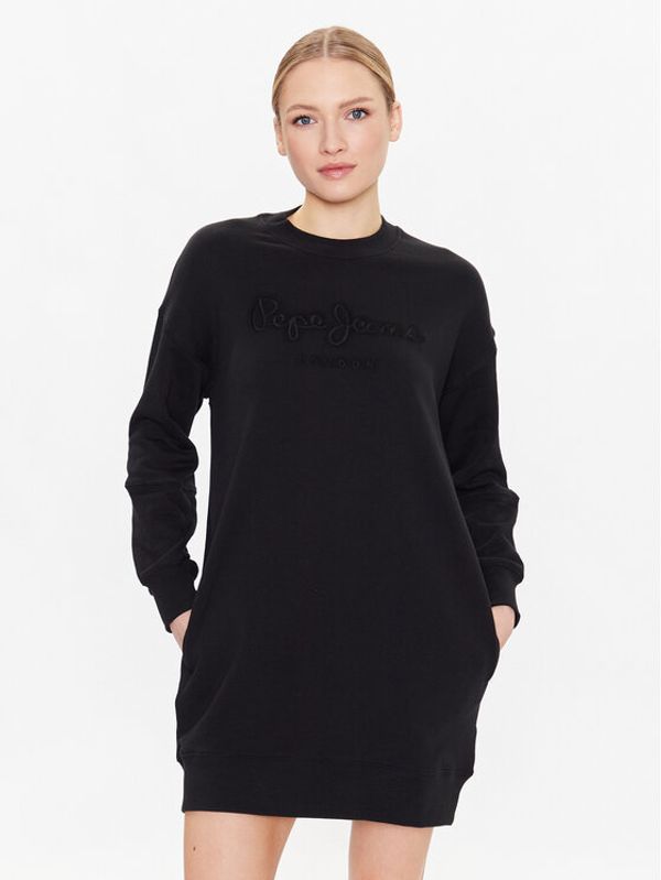 Pepe Jeans Pepe Jeans Haljina za svaki dan Lexie PL953201 Crna Regular Fit