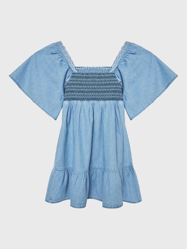 Pepe Jeans Pepe Jeans Haljina za svaki dan Soronaty PG951603 Svijetloplava Regular Fit