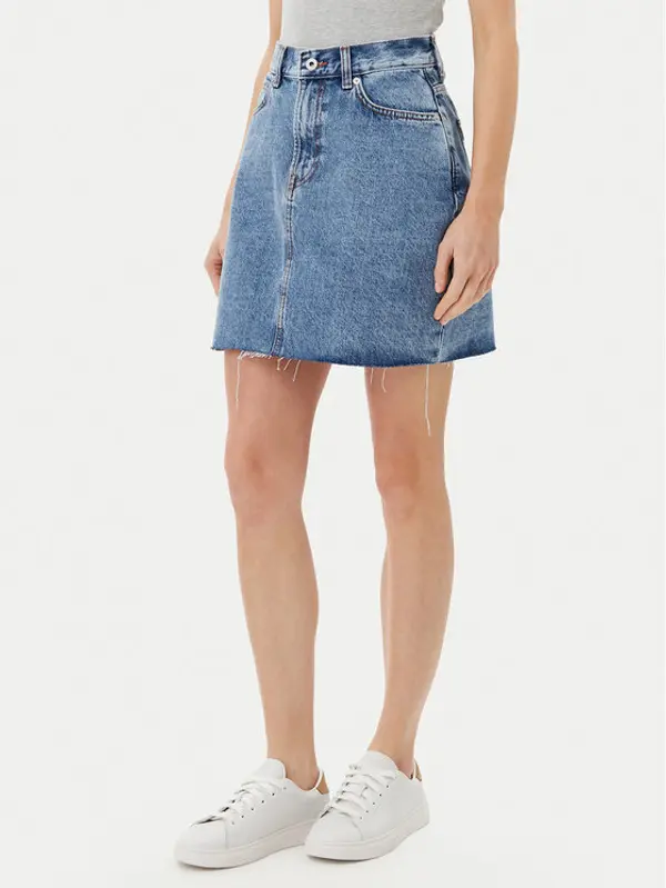 Pepe Jeans Pepe Jeans Jeans suknja PL901124 Plava Regular Fit