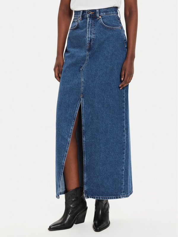 Pepe Jeans Pepe Jeans Jeans suknja PL901168 Tamnoplava Regular Fit