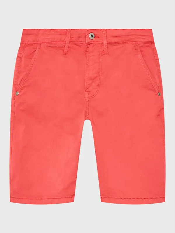 Pepe Jeans Pepe Jeans Kratke hlače Blueburn Short PB800726C75 Crvena Regular Fit