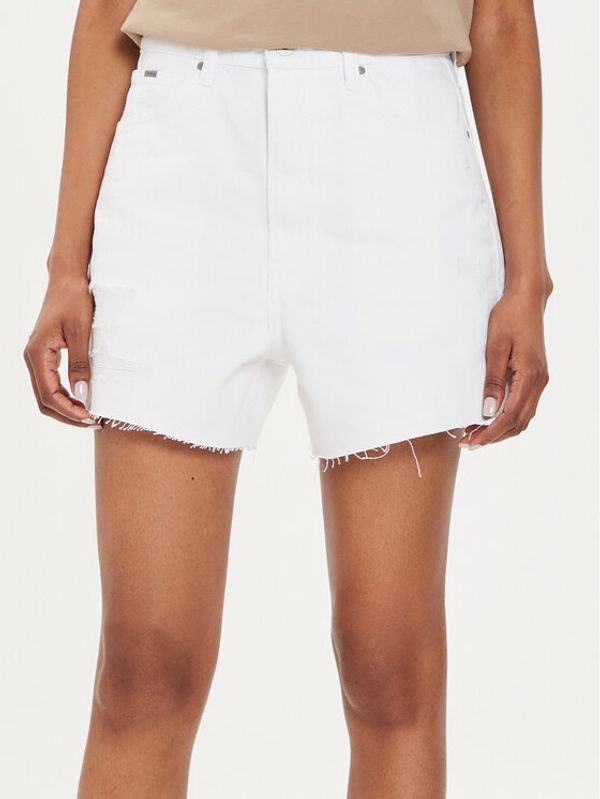 Pepe Jeans Pepe Jeans Kratke traperice A-Line Short Uhw PL801112TC1 Bijela Slim Fit