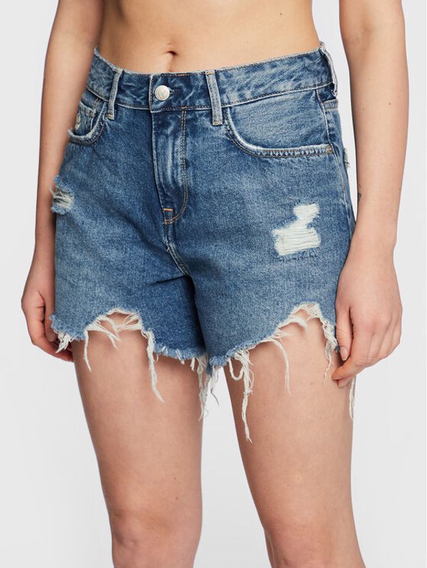 Pepe Jeans Pepe Jeans Kratke traperice Marly PL801009 Plava Regular Fit