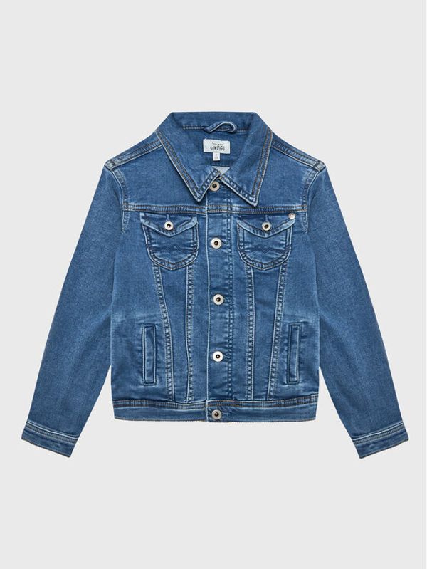 Pepe Jeans Pepe Jeans Kratke traperice New Berry PG401046JR7 Plava Regular Fit