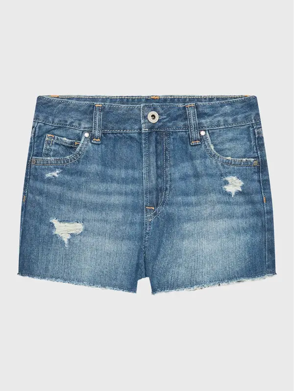 Pepe Jeans Pepe Jeans Kratke traperice Patty Short PG800783MR1 Plava Regular Fit