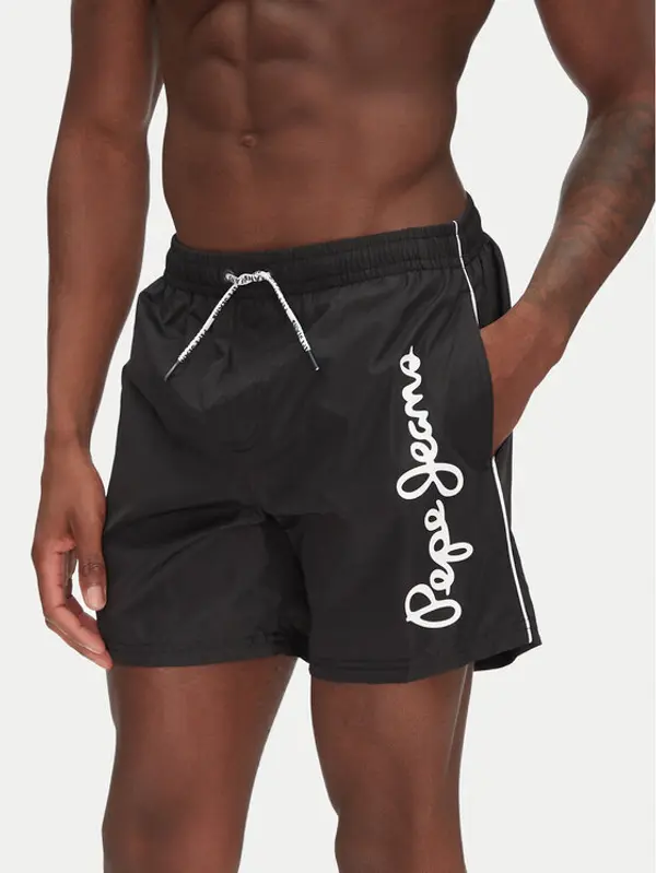Pepe Jeans Pepe Jeans Kupaće gaće i hlače Logo PMB10419 Crna Regular Fit
