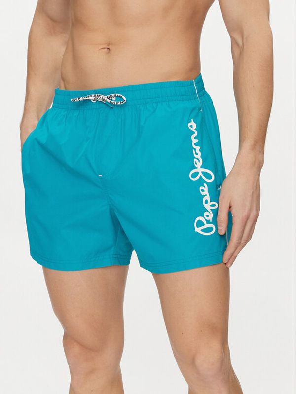 Pepe Jeans Pepe Jeans Kupaće gaće i hlače Logo Swimshort PMB10393 Plava Regular Fit