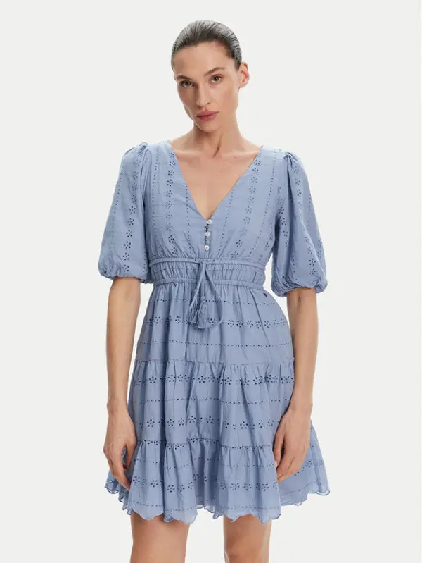 Pepe Jeans Pepe Jeans Ljetna haljina Day PL953694 Svijetloplava Regular Fit