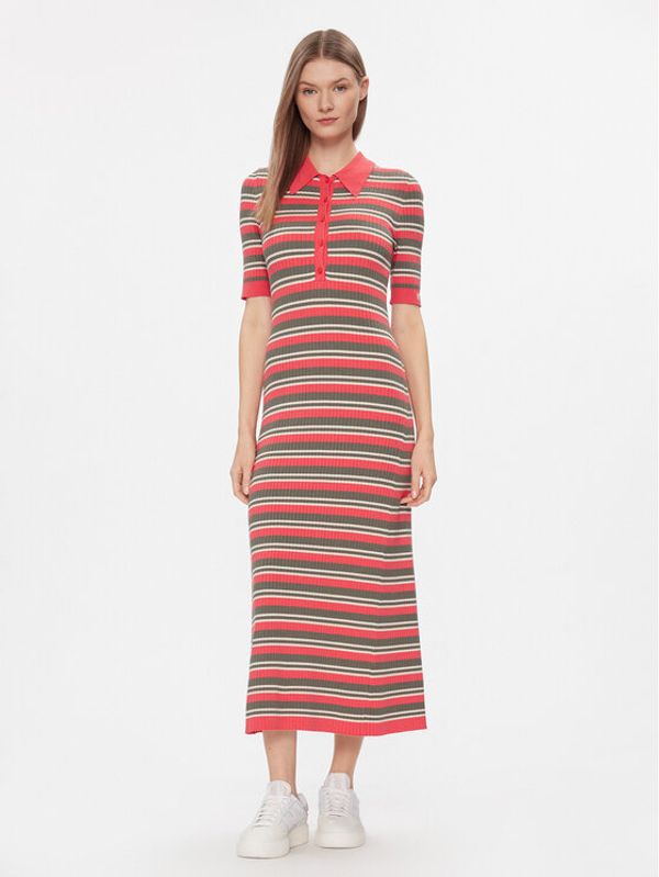 Pepe Jeans Pepe Jeans Ljetna haljina Gabriella Dress PL953466 Crvena Slim Fit