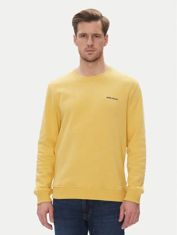 Pepe Jeans Pepe Jeans Majica dugih rukava Damian PM582754 Žuta Regular Fit