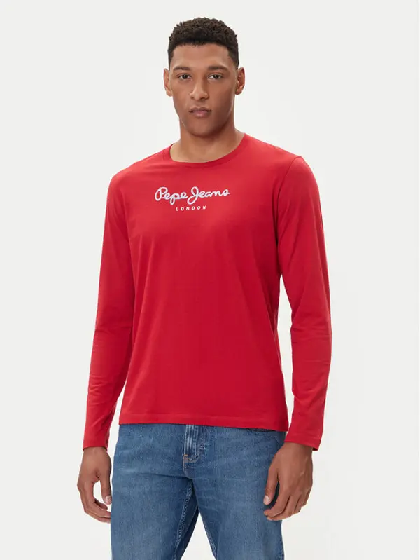 Pepe Jeans Pepe Jeans Majica dugih rukava Eggo Long N PM5010135 Crvena Regular Fit