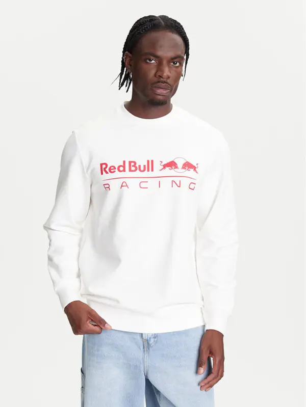 Pepe Jeans Pepe Jeans Majica dugih rukava Red Bull Racing Team Logo RM580017 Bijela Regular Fit