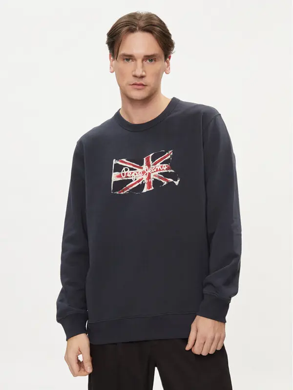 Pepe Jeans Pepe Jeans Majica dugih rukava Ruwan PM582669 Tamnoplava Regular Fit