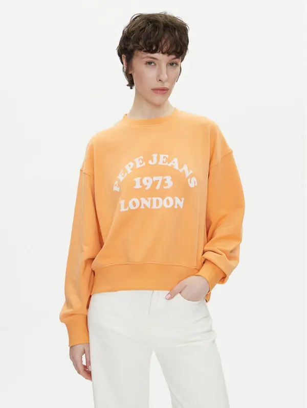 Pepe Jeans Pepe Jeans Majica dugih rukava Venus PL581487 Narančasta Loose Fit