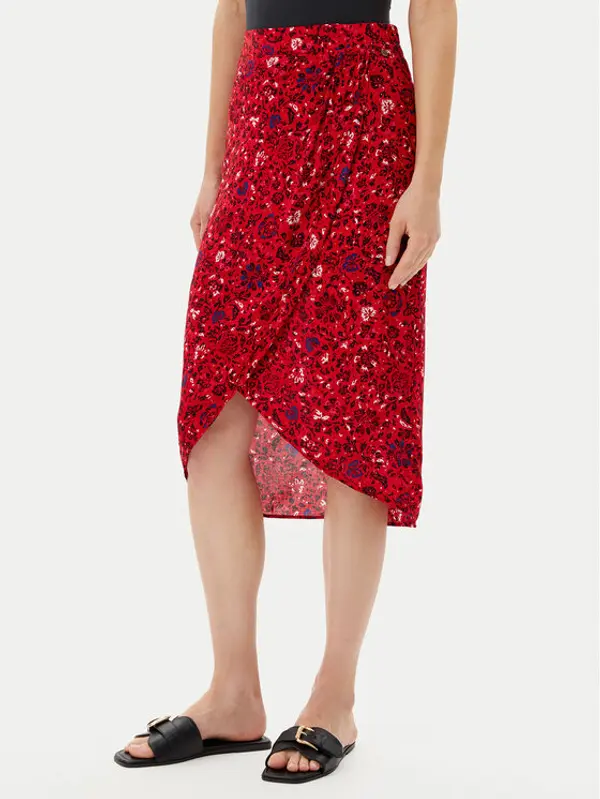 Pepe Jeans Pepe Jeans Midi suknja Clau PL901199 Crvena Slim Fit