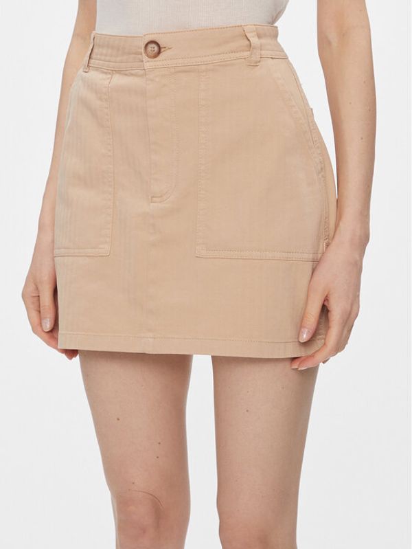 Pepe Jeans Pepe Jeans Mini suknja Becky PL901091 Bež Slim Fit