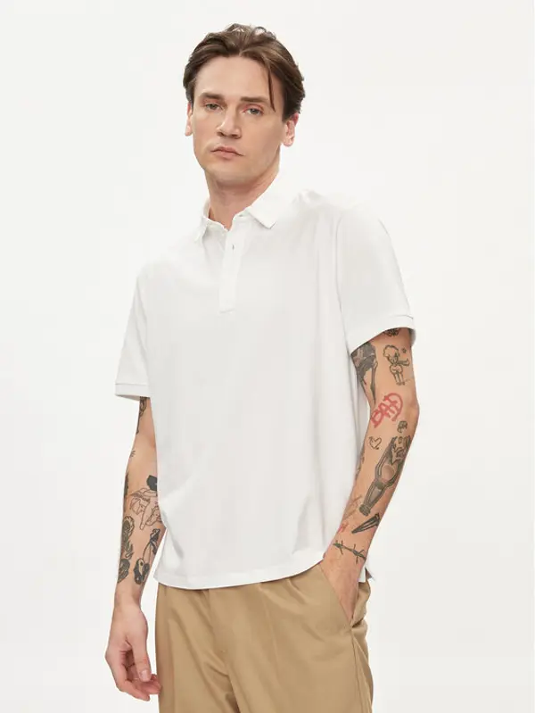 Pepe Jeans Pepe Jeans Polo Harper PM542157 Bijela Regular Fit