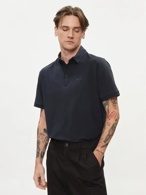 Pepe Jeans Pepe Jeans Polo Harper PM542157 Tamnoplava Regular Fit