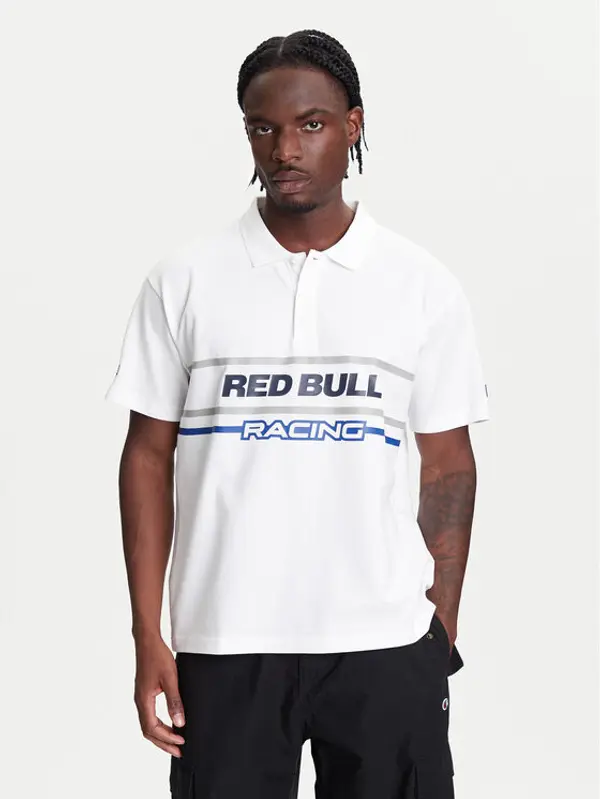 Pepe Jeans Pepe Jeans Polo Red Bull Racing Moto Panel RM540017 Bijela Regular Fit