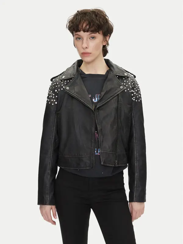 Pepe Jeans Pepe Jeans Prijelazna jakna Fantasy PL402523 Crna Regular Fit