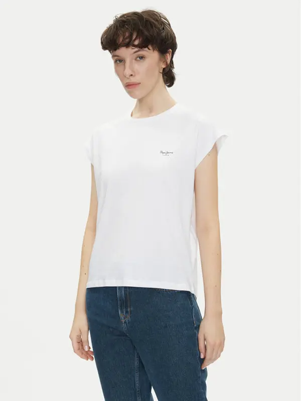 Pepe Jeans Pepe Jeans T-shirt Blooma PL506030 Bijela Regular Fit